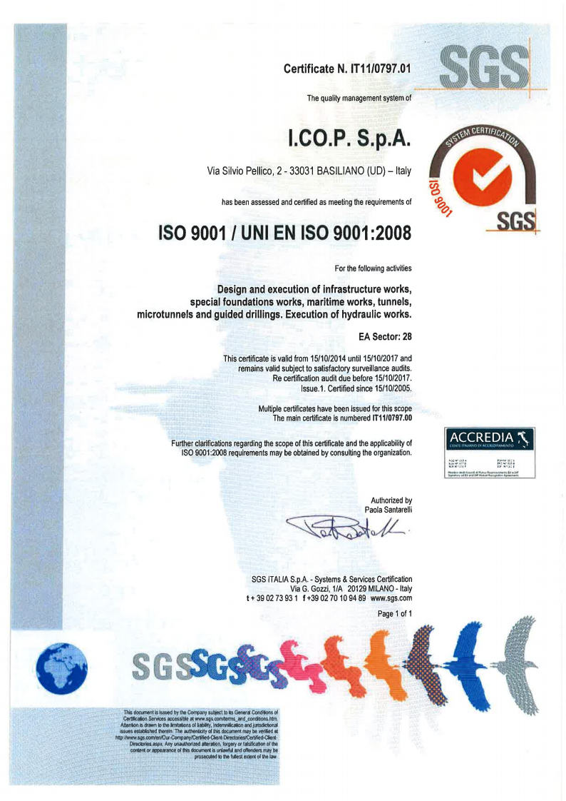 ISO 9001 / UNI EN ISO 9001:2008